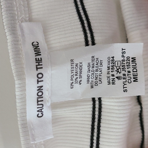 Striped Tube Top - Picture 3 of 4